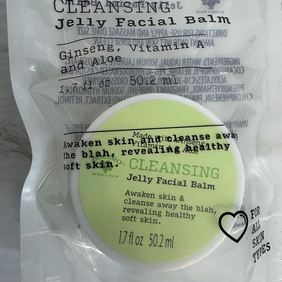 Bolero Cleansing Jelly Facial Balm 1.7 Fl Oz Ginseng Vitamin A Aloe All Skin - Picture 2 of 3